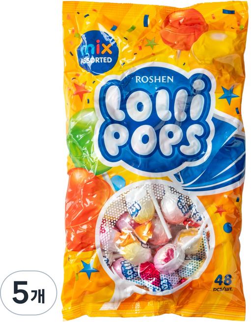 ROSHEN 棒棒糖, 5個, 920g