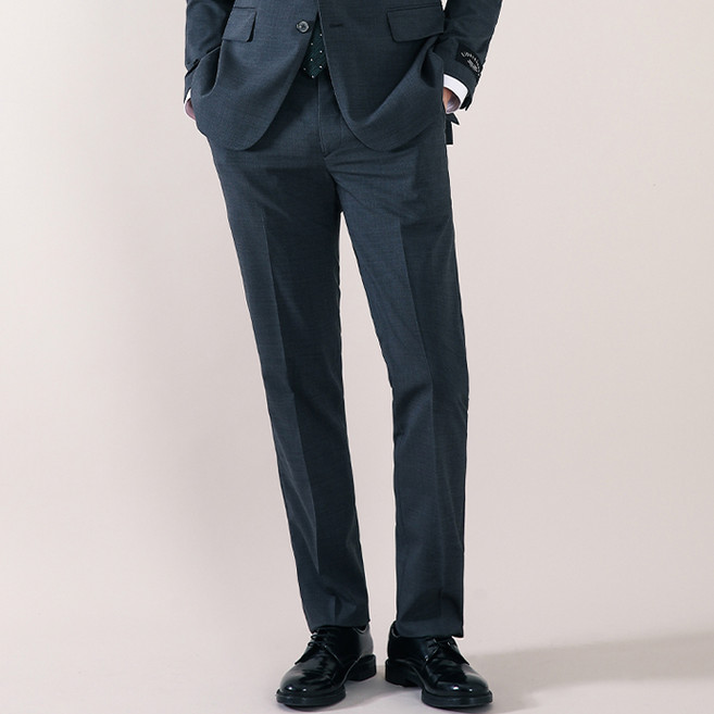 Liberclassy 男士修身開衩雙扣西裝褲 LHS13661