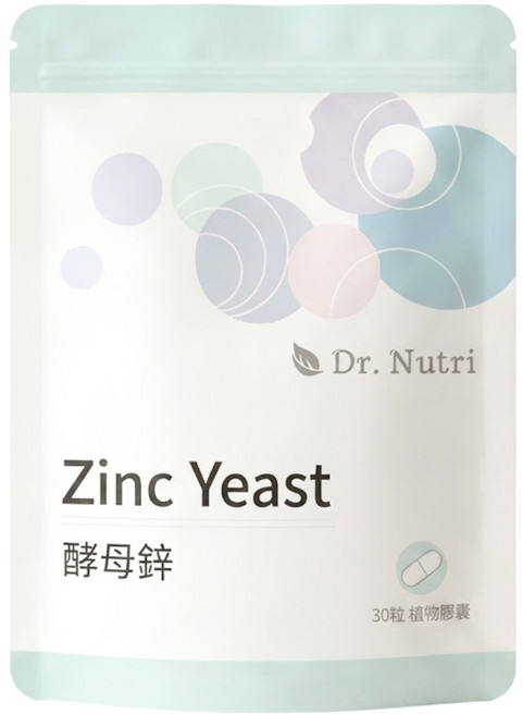 Dr.Nutri 酵母鋅膠囊, 30顆, 390mg, 1袋