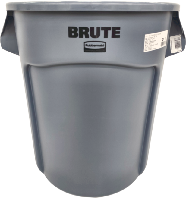 Rubbermaid 樂柏美 BRUTE 儲物桶 灰色 耐用垃圾桶 大容量收納桶