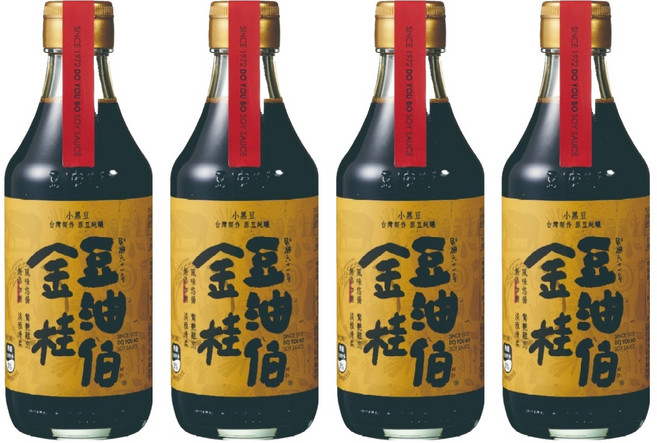 豆油伯 金桂釀造醬油, 300ml, 4瓶