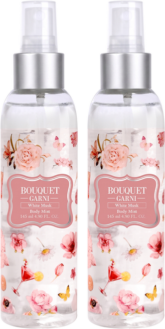 BOUQUET GARNI 身體香氛噴霧 White Musk 白麝香, 145ml, 2瓶