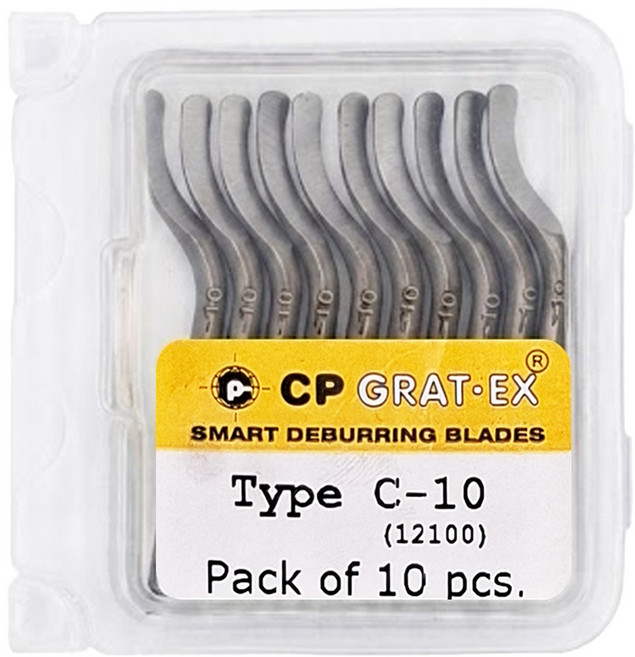 cp gratex C-10 手刮刀修邊刀 GRAT-EX 10片, 1盒