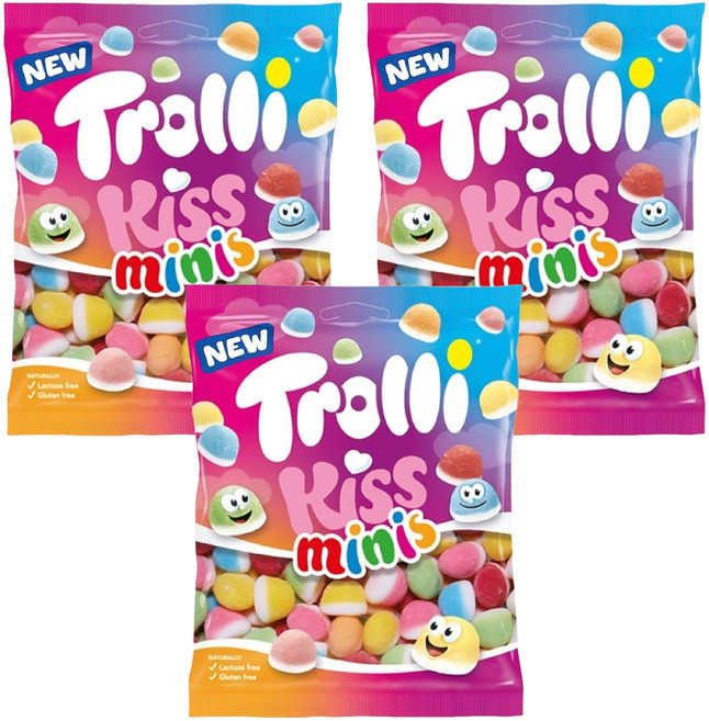 Trolli 多利軟糖 迷你點點造型, 100g, 3包