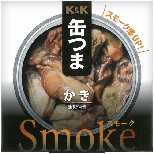 K&K 燻牡蠣, 50g, 1罐
