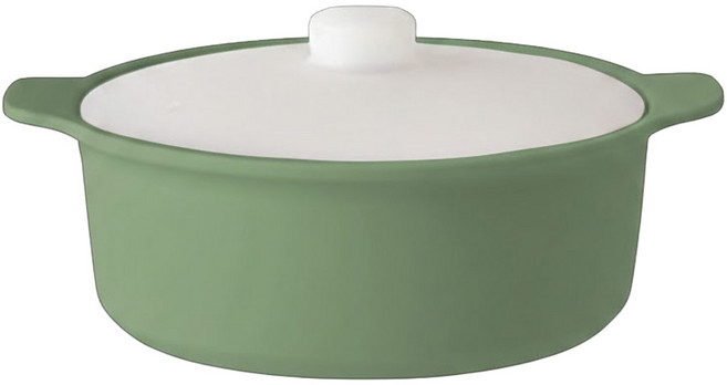 SiliPot 鉑金矽膠多功能加深蒸鍋 附蓋, 鼠尾草綠, 1個