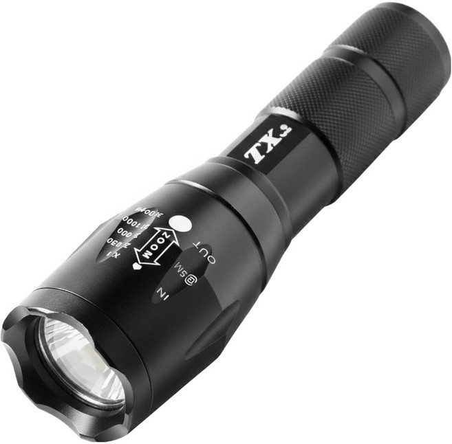 TX Tanox 特林 XHP50 LED伸縮變焦強亮手電筒 T-2023M-P50 220 x 120 x 60mm 280g, 1個