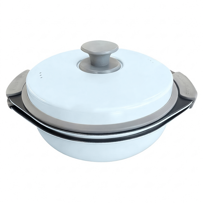 ANDY MAY2 韓匠3件組 微波專用快速料理鍋 AM-SN006A 清新藍, 1套, 26cm