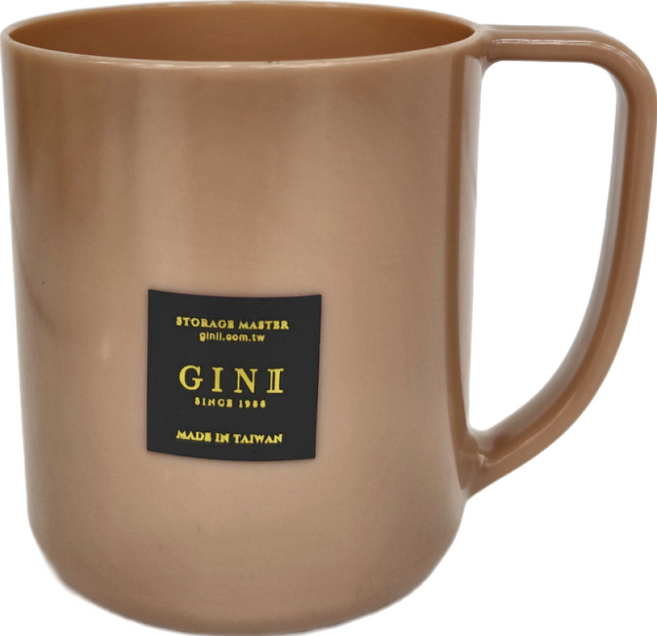 GINII 基尼 食品級質感簡約漱口杯 4728 大 600ml, 香頌粉, 1個