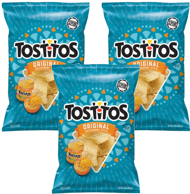 TOSTITOS 白玉米脆片, 283.5g, 3包