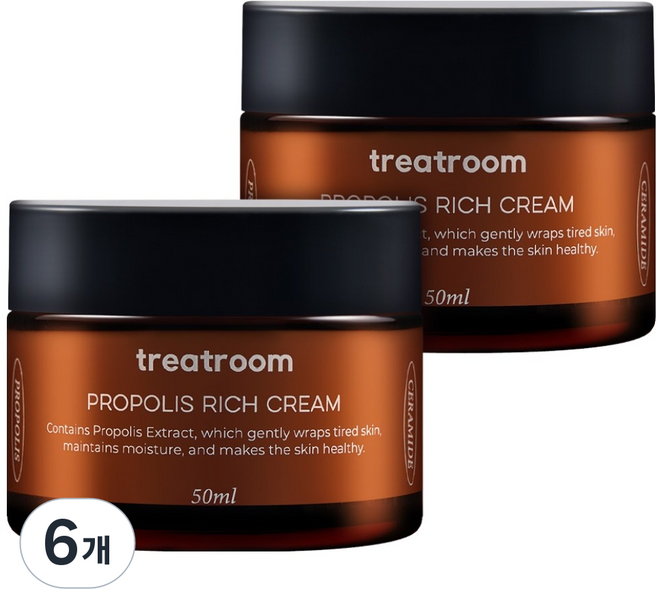 treatroom 蜂膠豐潤乳霜, 50ml, 6個