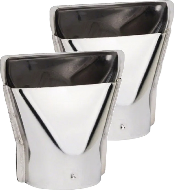 BOSCH 博世 台灣公司貨 玻璃保護噴嘴 適用GHG 630 DCE/660 LCD Professional/PHG 630 DCE 128 x 83 x 34mm, 2個