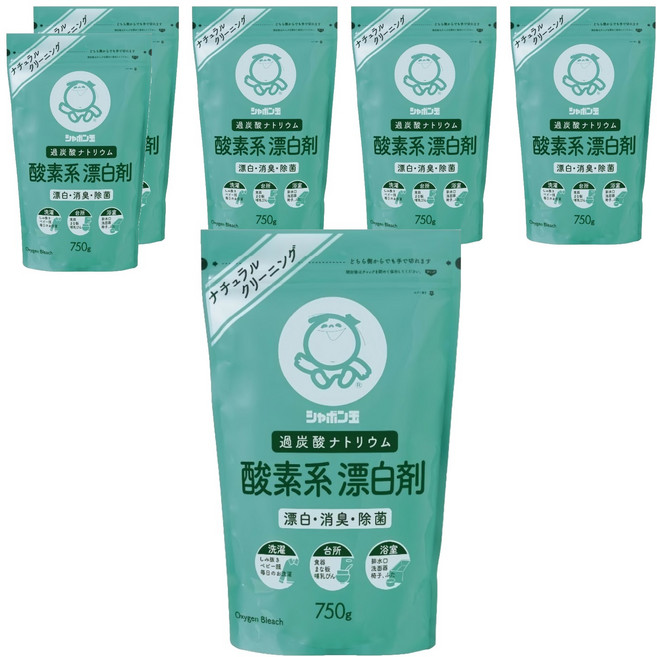 Shabon 含氧漂白劑, 750g, 6包