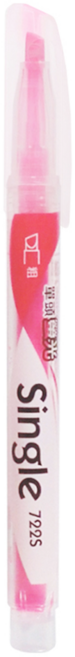 UNIPOINT 優點 螢光筆 722S, 粉紅色, 1支