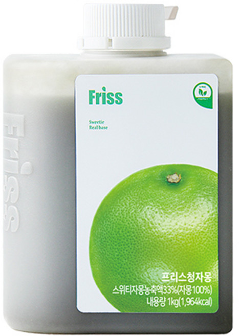 Friss 青柚濃縮液, 1kg, 1桶