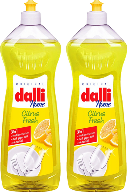 dalli 達麗 全效能3合1 超濃縮 洗碗精, 1L, 2瓶