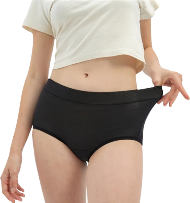 jinmei 京美 女款 萊舒爾抑菌內褲 2件組, 黑色