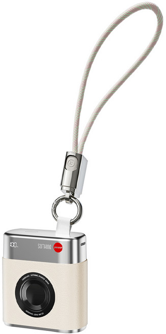 SOTHING 向物 行動電源 10000mAh PD快充 雙口輸出 Type-C Lightning 小相機mini 極輕量 附簡易扣環 棕色 DSHJ-S-2504-Bew
