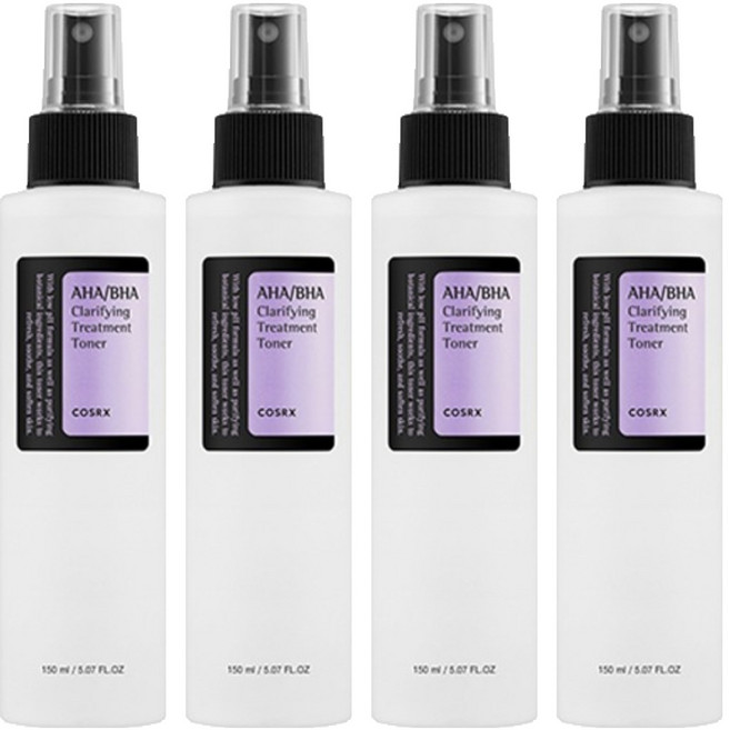 COSRX 淨白修護化妝水, 150ml, 4個