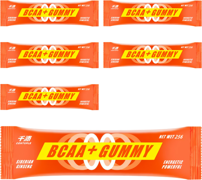 CENTUPLE 千沛 BCAA+ 活力軟糖, 6包, 25g