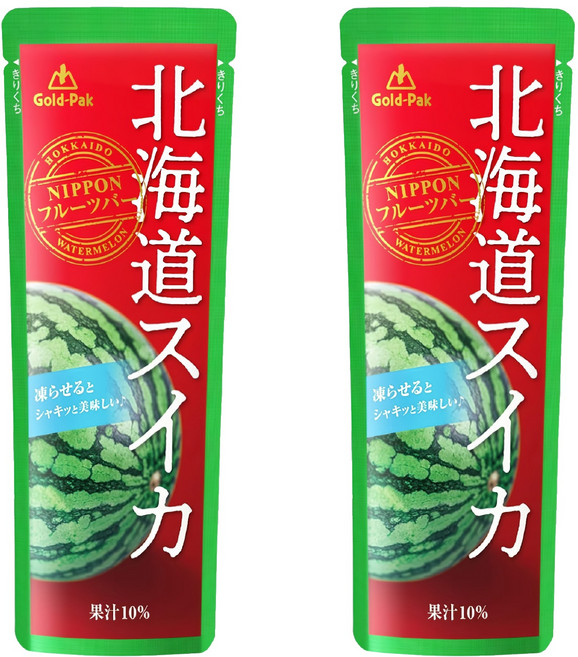 Gold-Pak 風味果汁棒 北海道西瓜, 80g, 2包