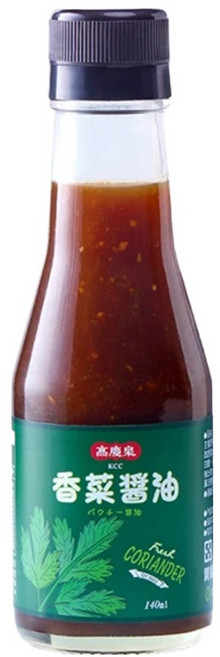 高慶泉 香菜醬油, 140ml, 1瓶