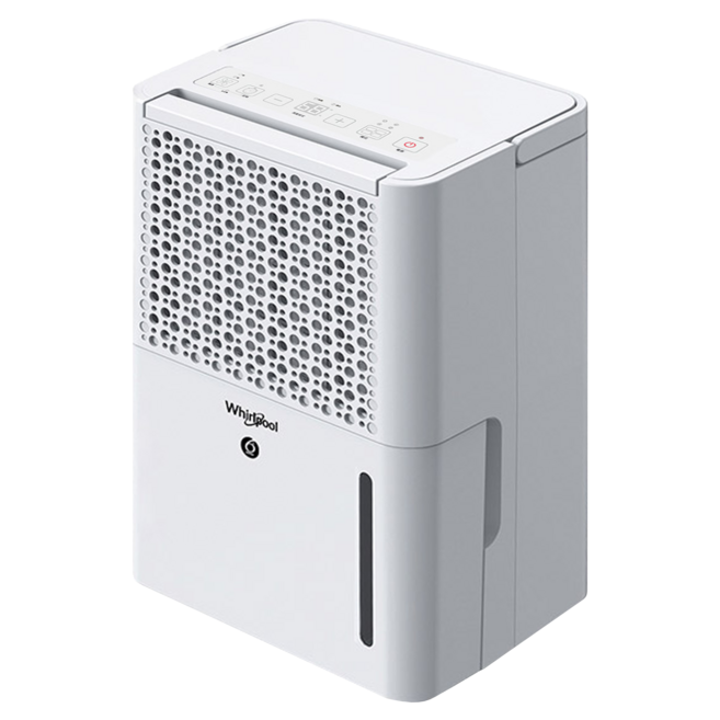 Whirlpool 惠而浦 6L 除濕機 第六感智能 衣物烘乾 定時功能 白色 WDEE06TW
