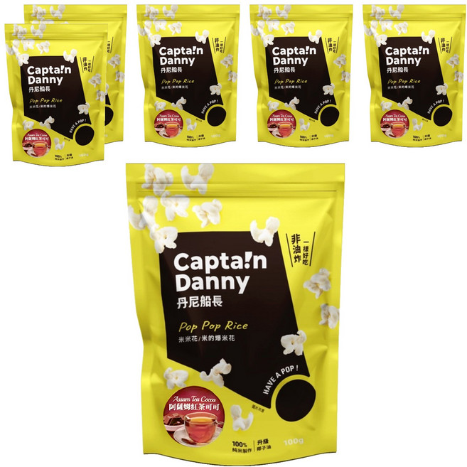 Captain Danny 丹尼船長 米米花 阿薩姆紅茶可可, 6包, 100g