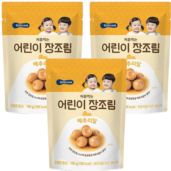 BEBECOOK 初次食用 兒童醬燒鵪鶉蛋, 鵪鶉蛋, 100g, 3個