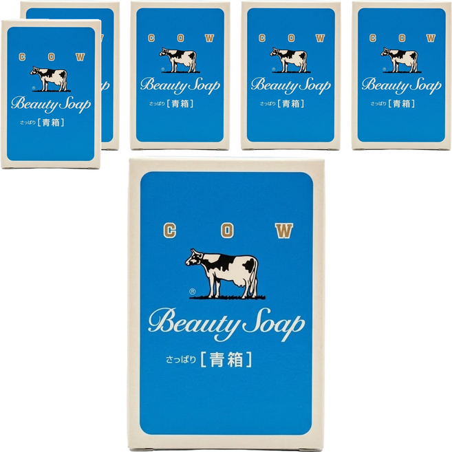 COW STYLE 牛乳石鹼 台灣公司貨 牛乳香皂 茉莉清爽, 85g, 6個