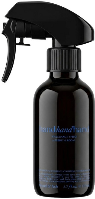 handhandhand 香氛精油噴霧, 木質煙灰, 110ml, 1瓶