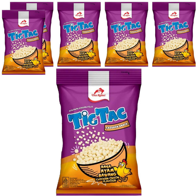 Dua Kelinci TIC TAC 餅乾球, 80g, 6包