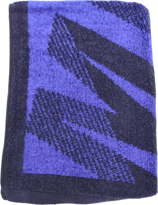 MIZUNO 美津濃 運動面巾 32JY110914 80 x 34cm, 黑色 + 紫色, 1條