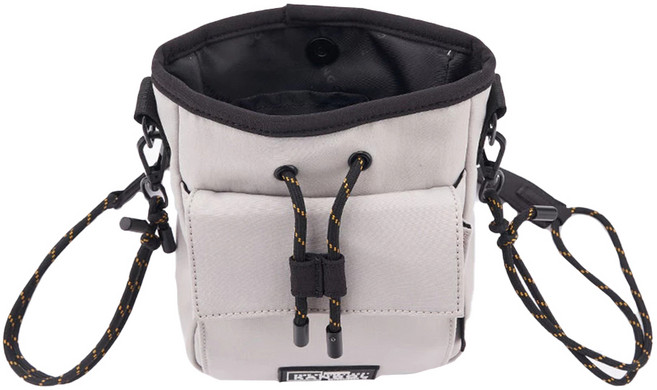 KANGOL 袋鼠 水洗尼龍小側包63251709, 淺灰色