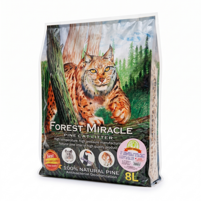 FOREST MIRACLE 森林奇跡 FM01 松木砂, 8L, 1袋, 松木