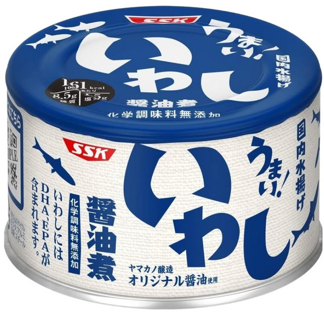 SSK 清水食品 清水醬油沙丁魚罐, 150g, 1罐