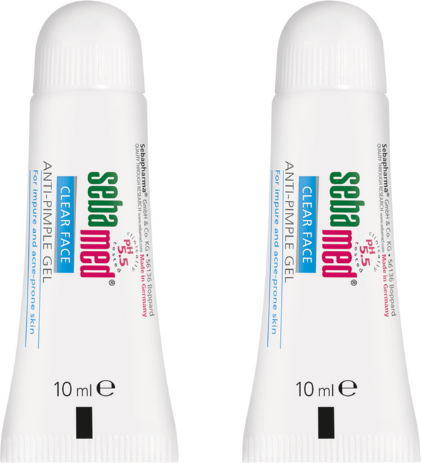 sebamed 施巴 痘淨面皰凝膠 德國原裝進口 適用於易生粉刺或痘痘肌膚, 10ml, 2條