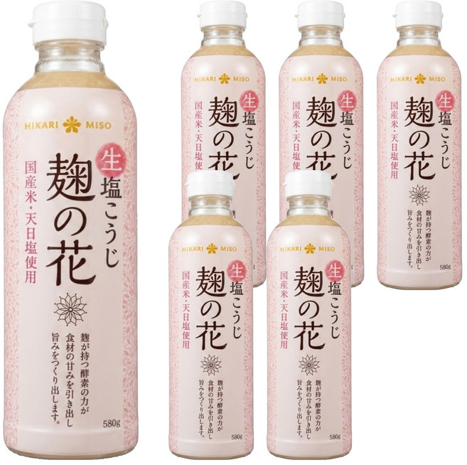 HIKARI MISO 麴之花 生鹽麴, 580g, 6瓶