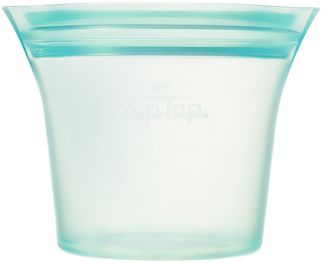 ZIPTOP 矽膠環保夾鏈袋杯套, 短版, 1個, 1入