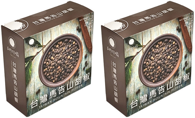 香料共和國 台灣馬告山胡椒 5g x 3包, 15g, 2盒