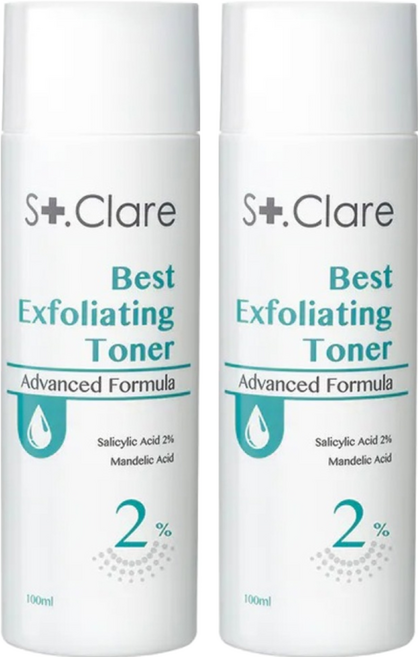 St.Clare 聖克萊爾 2%水楊酸淨痘水精華, 2瓶, 100ml