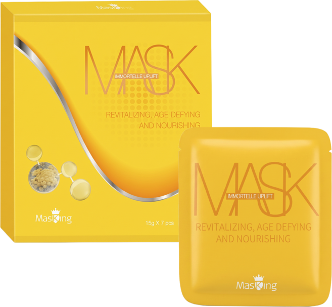 MasKing 膜靚 緊緻彈力面膜, 7片, 1盒