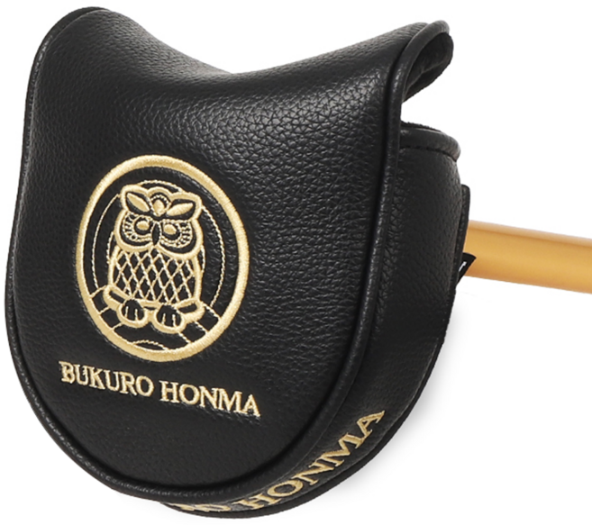 BUKURO HONMA 高爾夫推桿套 B4FUDC01, 黑色, 1個