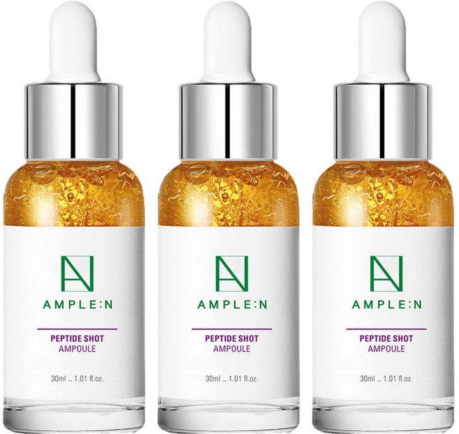 AMPLE N 澎潤胜肽濃縮精華, 30ml, 3瓶