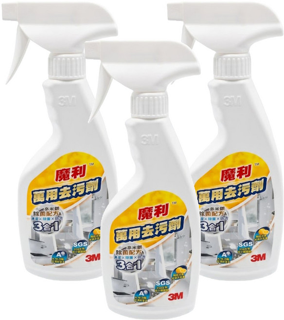 3M 魔利 萬用去污劑, 500ml, 3瓶