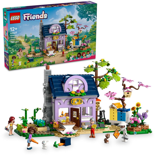 LEGO 42669 Friends 養蜂人的家和花園 3, 多色, 1盒