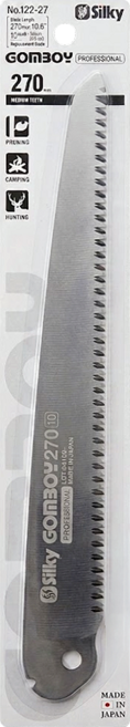 Silky 喜樂 修枝鋸 適用GOMBOY 121-27 修枝鋸 270mm 65g, 1支