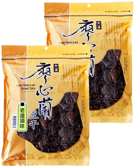 大溪廖心蘭豆干 老道滷味, 110g, 2包