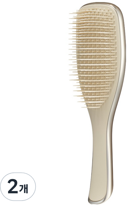 TANGLE TEEZER Wet Detangler 潮濕專用梳 鍍鉻, 香檳色, 2個