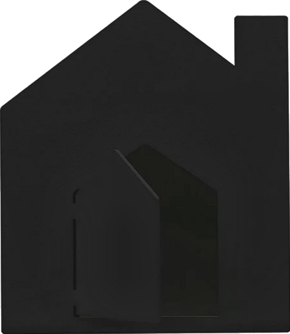 回家最好 掛架 93 x 80 x 23mm, 黑色, 1個
